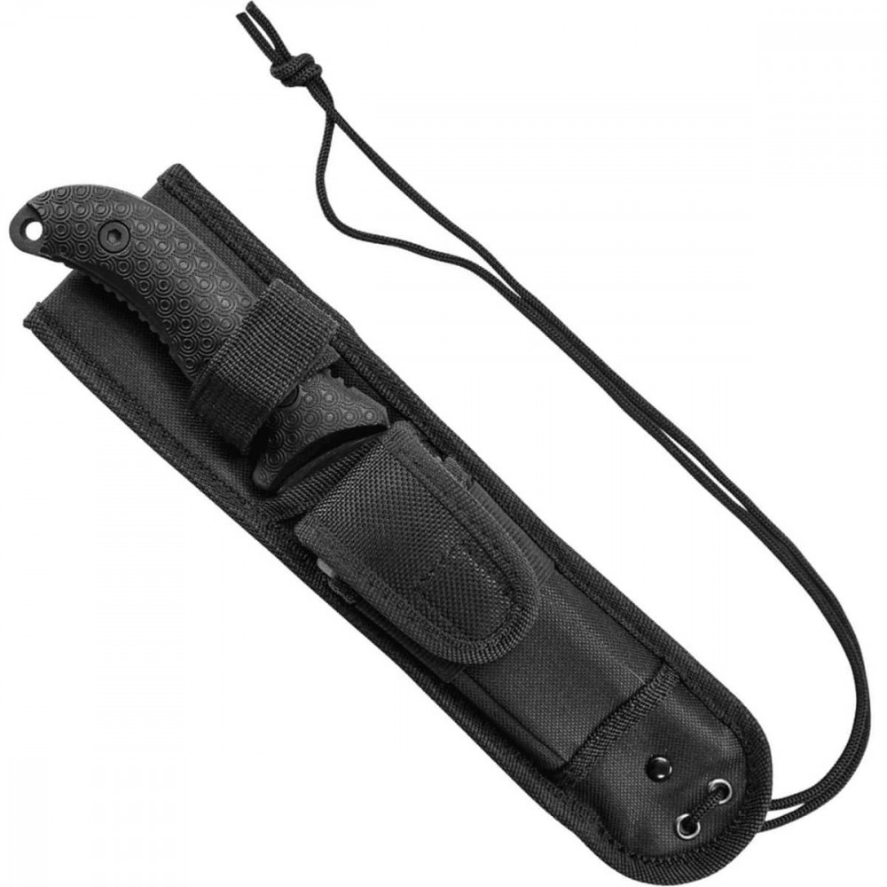 Schrade SCHF36 Frontier + Pouch, Ferro Rod, Sharpening Steel Knife