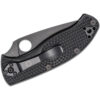 Spyderco Tenacious Lightweight - 3.39" Black 8Cr13MoV Blade, Black FRN Handle - C122PBBK