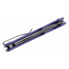 CIVIVI Cogent C20038D-2, Black Stonewashed 14C28N, Purple G10, Button Lock