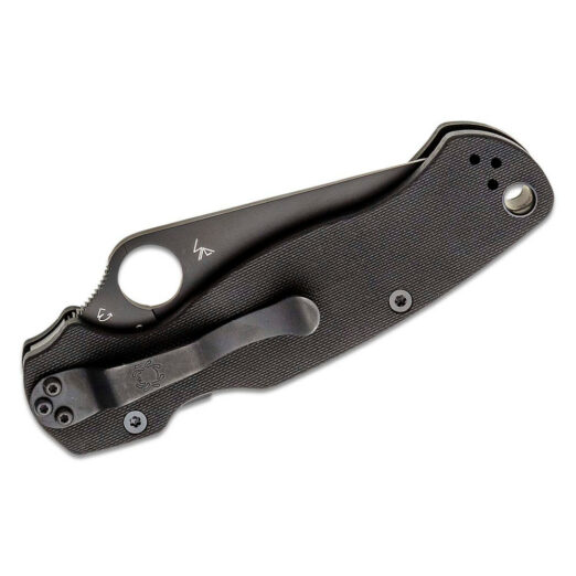 Spyderco Paramilitary 2 C81GPBK2 - Black G10 with Black S45VN Blade