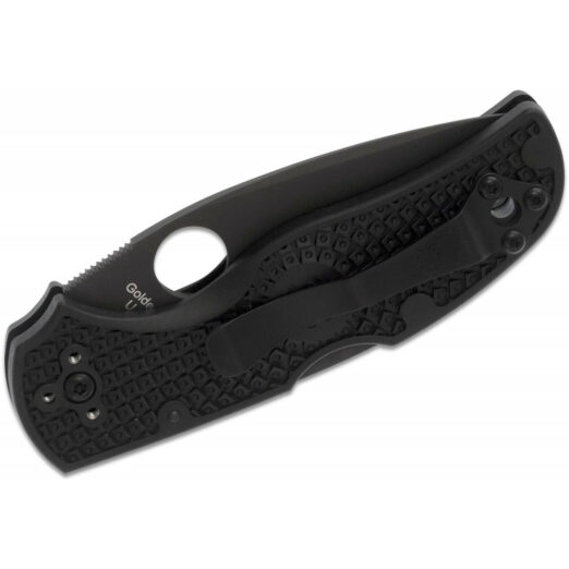 Spyderco Native 5 Lightweight C41PSBBK5 - Black FRN with Black S35VN Combo Blade