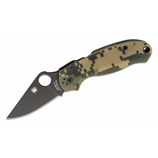 Spyderco Para 3 C223GPCMOBK - Camo G10 with Black S45VN Blade