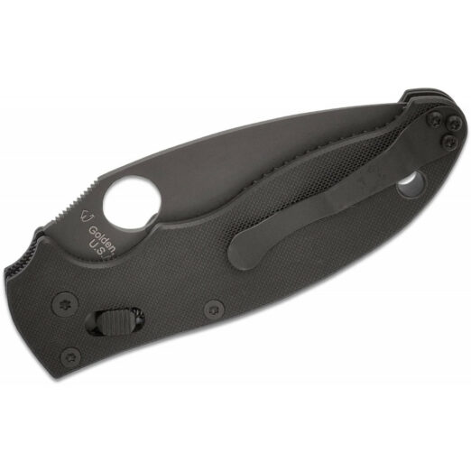 Spyderco Manix 2 G10 C101GPBBK2 - Black with Black S30V Blade