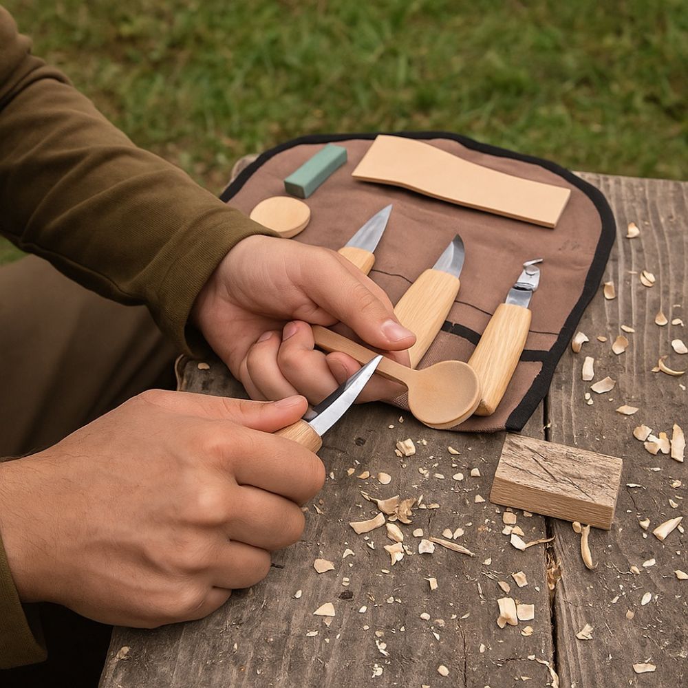 Knife Depot Three Piece Spoon Carving Set