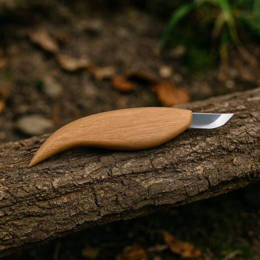 Knife Depot Chip Carving Knife with Contoured Handle