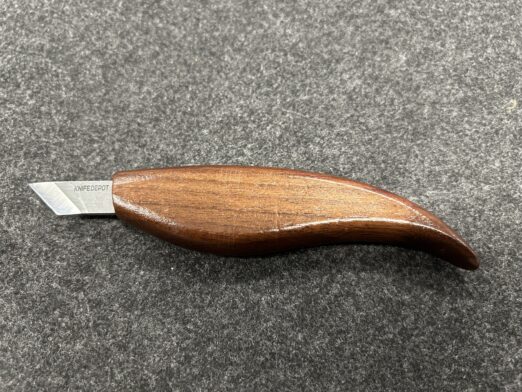 Knife Depot Five Piece Wood Carving Set - Walnut