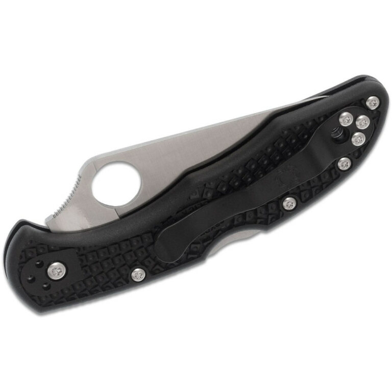 Spyderco Delica 4 Lightweight C11FPBK Black FRN with Flat Ground VG