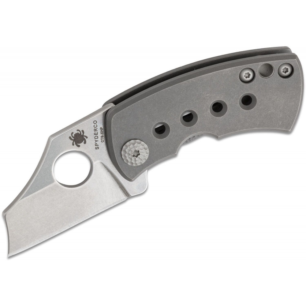 Spyderco McBee C236TIP Grey Titanium with CTSXHP Blade Knife Depot