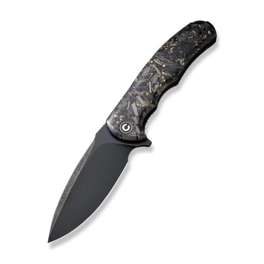 CIVIVI Praxis C803J, Shredded Gold/CF Handle, 3.75
