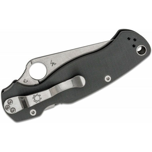 Spyderco Paramilitary 2 C81GPDGY2 - Dark Grey G10 with Maxamet Blade