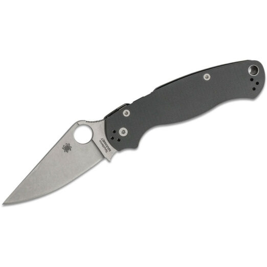 Spyderco Paramilitary 2 C81GPDGY2 - Dark Grey G10 with Maxamet Blade