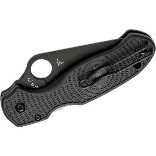 Spyderco Para 3 Lightweight C223PBBK - Black FRN with Black DLC CTS-BD1N Blade, and Compression Lock