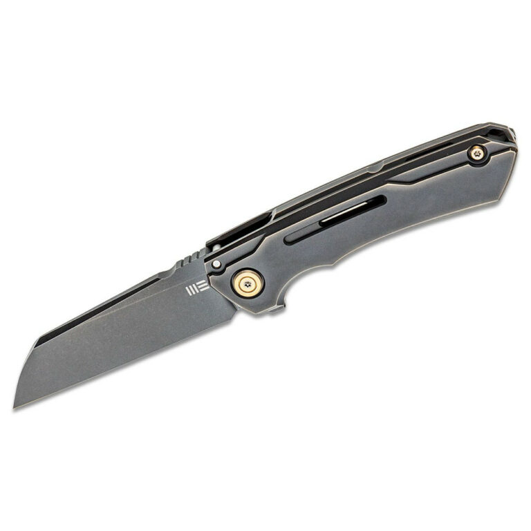 WE Knife Co. Mini Buster 2003B Antique Bronze Titanium Knife Depot