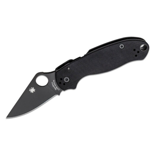 Spyderco Para 3 C223GPBK - Black G10 with Black S45VN Blade