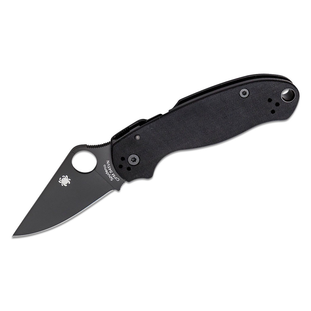 Spyderco Para 3 C223GPBK Black G10 with Black S45VN Blade Knife