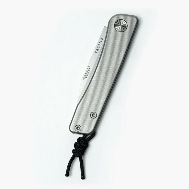 Tactile Knife Co. Bexar Slipjoint Magnacut Blade with Titanium Scales