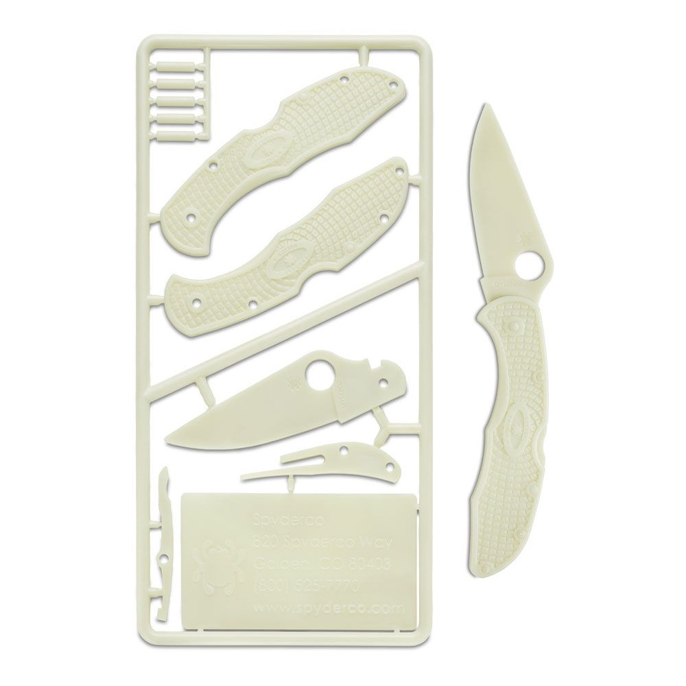 Spyderco Delica 4 Photoluminescent Plastic Folding Knife Kit CPLKIT1