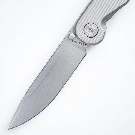 Tactile Knife Co. Rockwall Thumbstud - Magnacut Blade with Titanium Scales