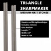 Spyderco Tri-Angle Sharpmaker 204MF - Complete Sharpening System with Instructional DVD
