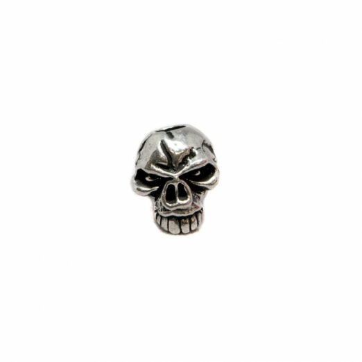 Schmuckatelli Emerson Skull Lanyard Bead (Pewter)