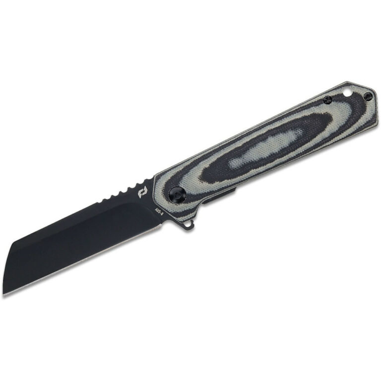 Schrade Delta Class Lateral Black/Grey G10 with Black Blade Knife Depot