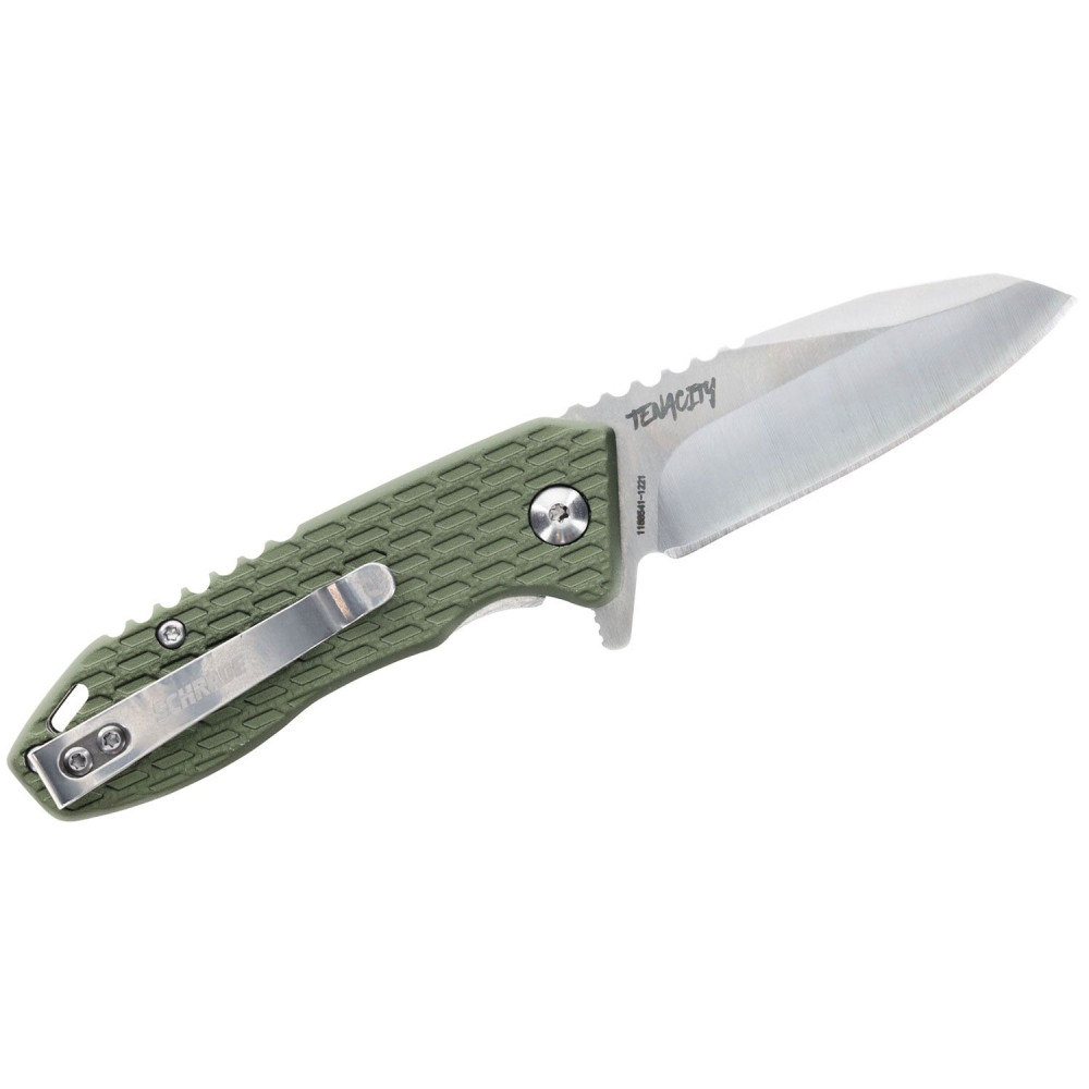 Schrade Delta Class Tenacity OD Green Aluminium Knife Depot Australia