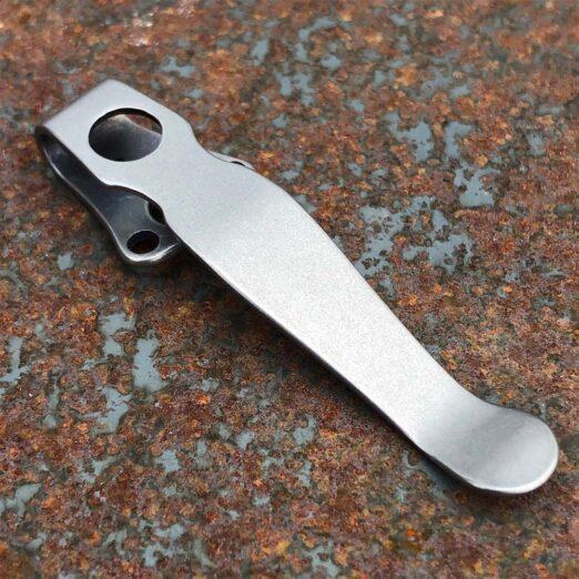 LynchNW Spyderco Native 5 FRN Deep Carry Titanium Clip