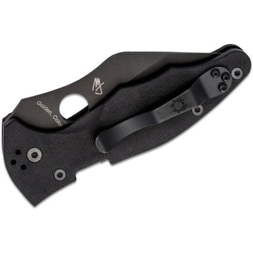 Spyderco Yojimbo C85GPBBK2 - Black G10 with Black DLC S30V Blade