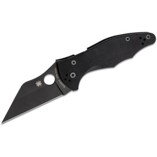 Spyderco Yojimbo C85GPBBK2 - Black G10 with Black DLC S30V Blade