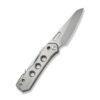 WE Knife Co. Vision R WE21031-1, Grey Titanium with Bead Blasted CPM-20CV Blade
