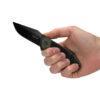 Kershaw Faultline 8760 Flipper 3" Black Oxide Blade, OD Green GFN Handles with Rubber Inserts, Liner Lock