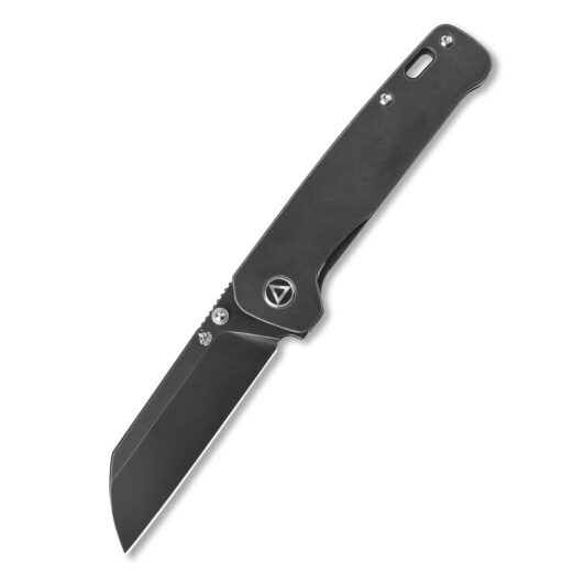 QSP Penguin QS130-O, Black Stonewash Ti Handle with Black Stonewash Blade