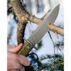 Zero Tolerance 0006 -  6" Coated Bead Blasted CPM-3V Fixed Blade, OD Green G10 Handles and Kydex Pouch