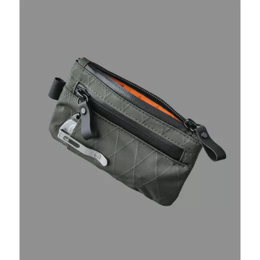 Alpaka Zip Pouch Pro - Dark Green X-Pac VX21 Fabric (RFID Blocking)