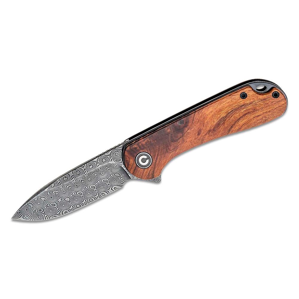 CIVIVI Elementum C907DS2, Damascus Blade with Cuibourtia Wood Handle