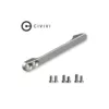 CIVIVI T001C Grey Titanium Pocket Clip with 6 PCS Screws for WE Knife Co. and CIVIVI Knife Models