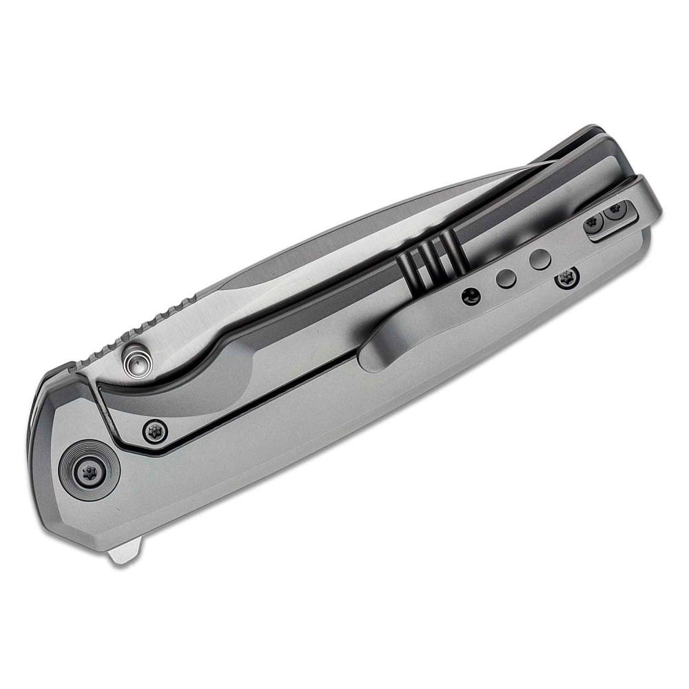 WE Knife Co. Subjugator WE21014C1, Grey Titanium with Satin Finished