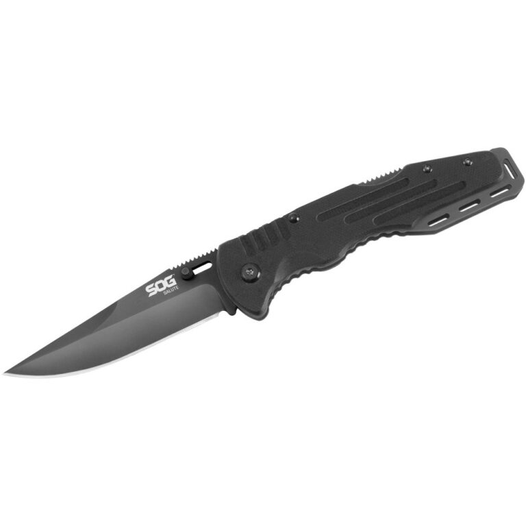SOG Salute Lockback FF11CP Black Knife Depot Australia