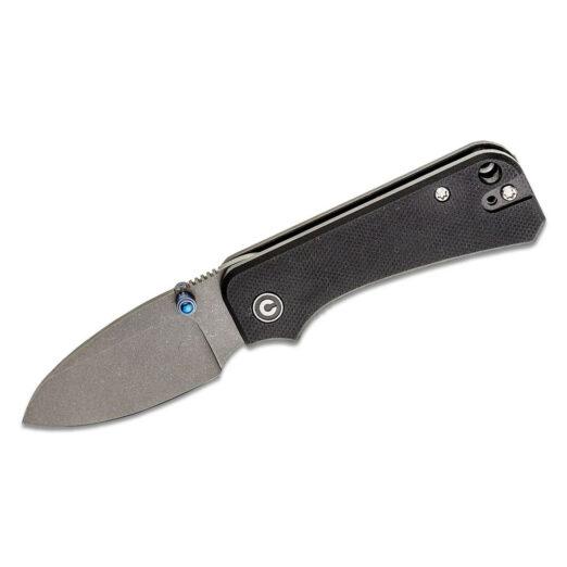 CIVIVI Baby Banter C19068S-1, Black G10 with Stonewash Nitro-V Blade