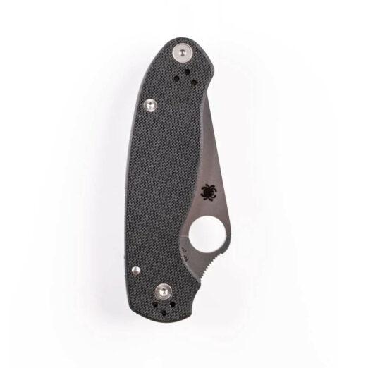 Glow Rhino Silver Lanyard Hole Plug with Green Tritium for Spyderco PM2, Para 3 or Manix 2