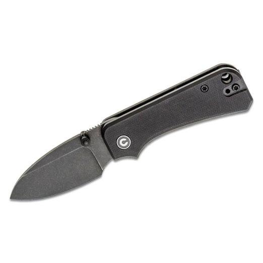 CIVIVI Baby Banter C19068S-2, Black G10 with Black Stonewash Nitro-V Blade
