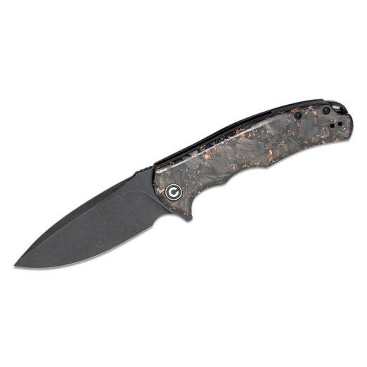 CIVIVI Praxis C803I - Shredded Copper and CF with Black stonewashed Blade