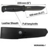 Morakniv Garberg BlackBlade™ (C) with Leather Pouch