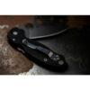 Glow Rhino Silver Lanyard Hole Plug with Green Tritium for Spyderco PM2, Para 3 or Manix 2
