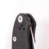 Glow Rhino Silver Lanyard Hole Plug with Green Tritium for Spyderco PM2, Para 3 or Manix 2