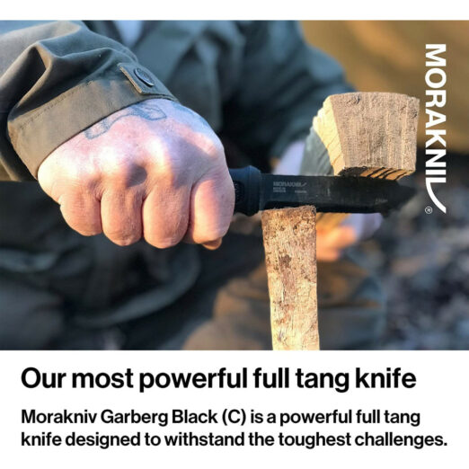 Morakniv Garberg BlackBlade with Survival Kit - Carbon Steel
