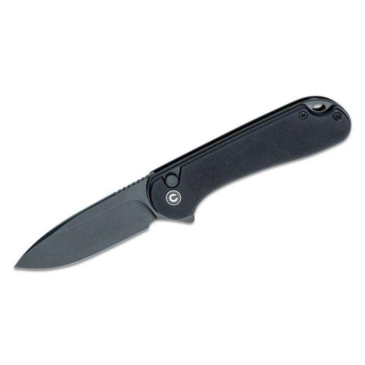 CIVIVI  Button Lock Elementum II C18062P-1, Black G10 with Black Stonewash Nitro-V Blade