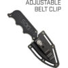 SOG Instinct Neck Knife, Black G10