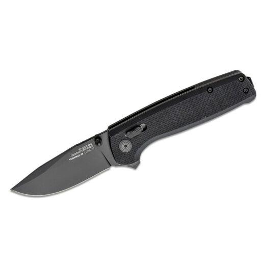SOG Terminus XR G10, TM1027-BX, Black G10 with D2 Steel Blade