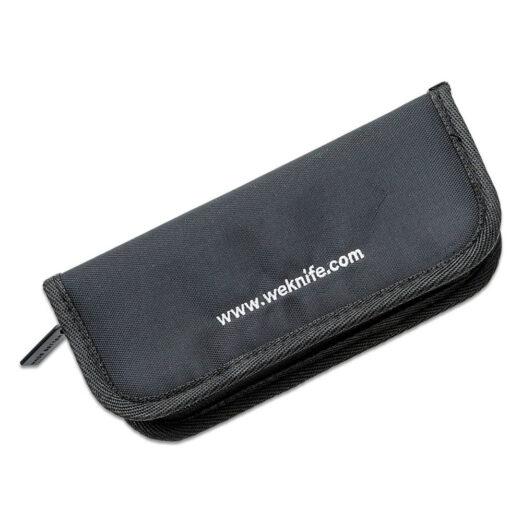 WE Knife Co. Nylon Zippered Pouch with Polishing Cloth WE-01